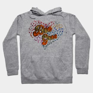 Colorful Heart Tone-Bee Gees Hoodie